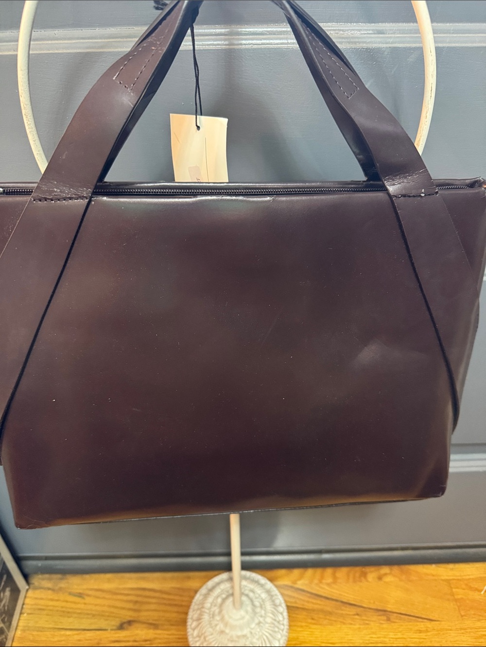 Classic women’s  Brown Leather type purse nwt but defective Bag
